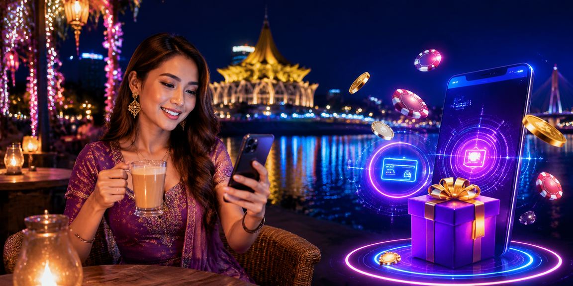 Pengguna di Kuching melakukan deposit ke 7mmtv menggunakan perbankan dalam talian Malaysia
